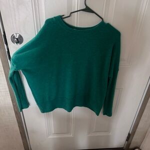 Zenana Outfitters Teal Crew Neck Sweater